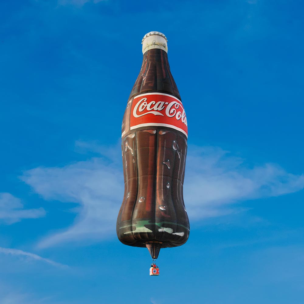 Sonderform Coca Cola Flasche